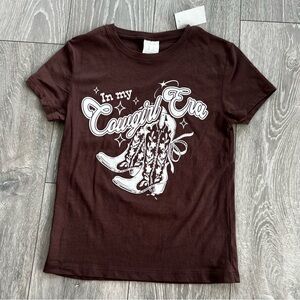 NEW Cowgirl Era T-Shirt - Brown